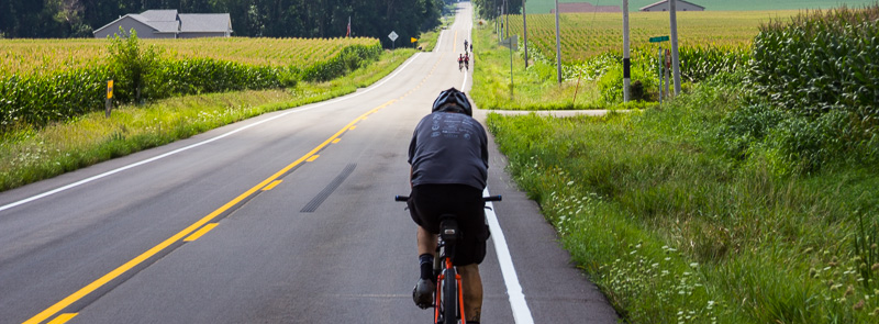 Enjoy beautiful Iowa scenery as you pedal along country roads with ample doses of singletrack in between.